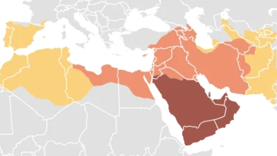 map of caliphate