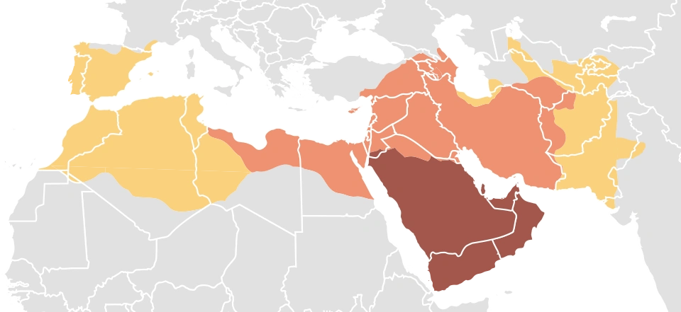 map of caliphate